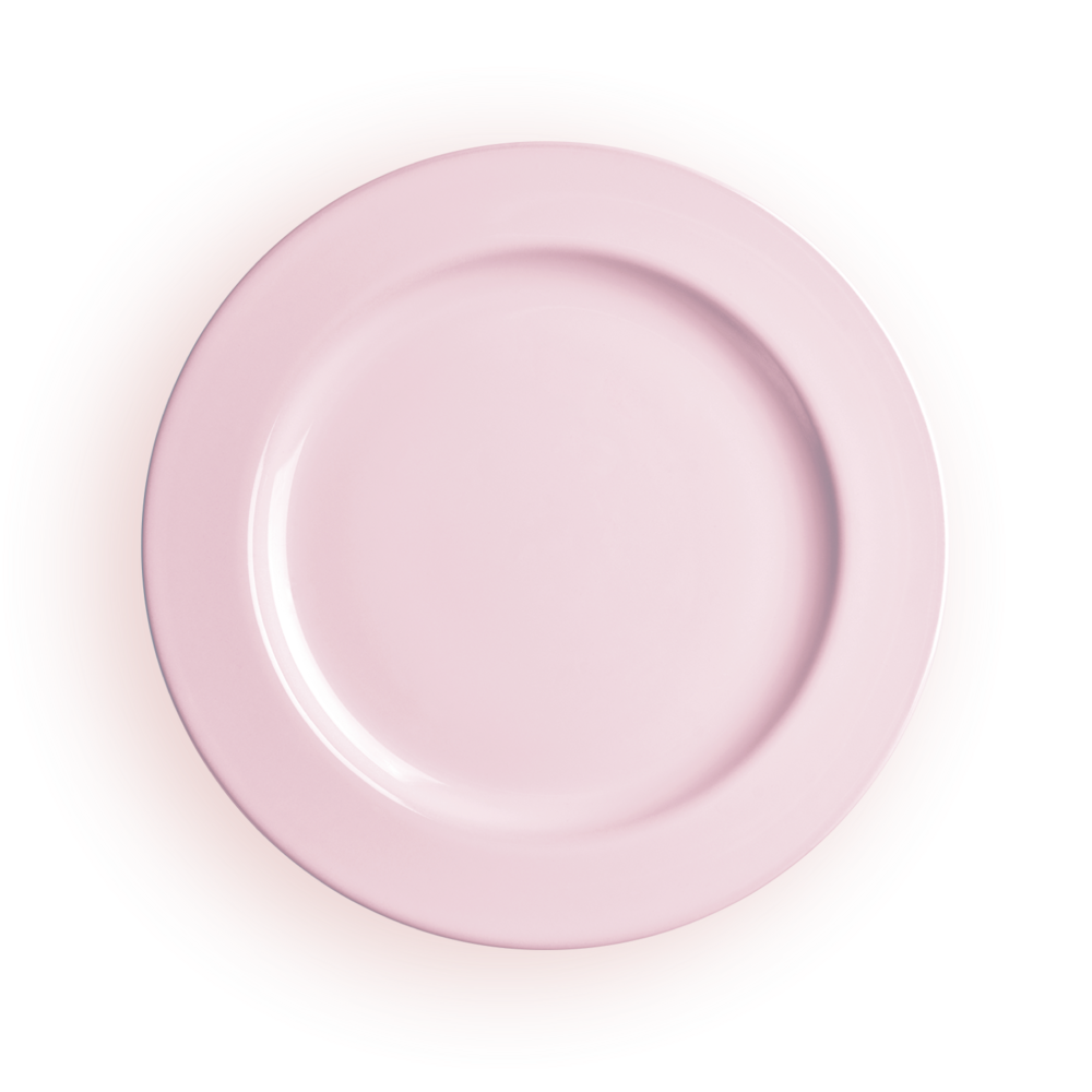 Rožinė lėkštė